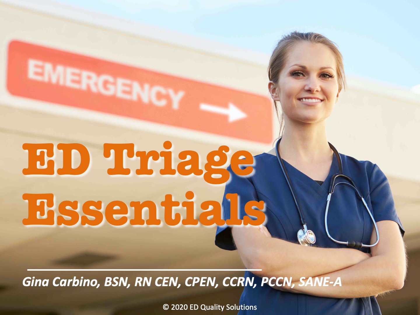 ESI Triage Class - ED Quality Solutions